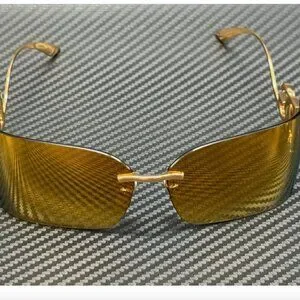 Dolce & Gabbana 79mm Womens Mirror Sunglasses Dolce&Gabbana 79mm Oversize Mirrored Rectangular Sunglasses  main image 3